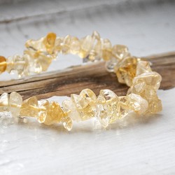 citrin zapestnica, energijski nakit, zapestnica iz kristala citrina, nakit za koncentracijo, ideje za darilo