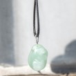 Prehnit kamen kristal crystal ogrlica ideje za darilo kamen brezpogojne ljubezni