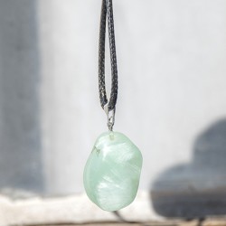 Prehnit kamen kristal crystal ogrlica ideje za darilo kamen brezpogojne ljubezni