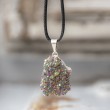 titanium aura, mavrična aura, titanium aura ogrlica, mavrična aura nakit, kristali za zaščito, kristali za prečiščevanje