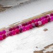 pink agate, agate, crystals beads, pink agate beads, crystals pearl beads
