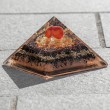 carnelian, citrine, garnet, black tourmaline, orgonite, orgonite pyramid, energy crystals