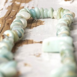 amazonite, amazonite necklace, throat chakra, communication crystals