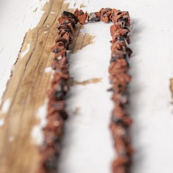 mahogany obsidian, obsidian, mahogany obsidian necklace, chips necklace, energy necklace, protection crystal