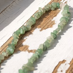 green aventurine, green aventurine crystal, green aventurine necklace, crystal necklce, crystals for luck