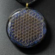 lapis lazuli, črni turmalin, orgonit, orgonit ogrlica, orgonit nakit, kristal za komunikacijo