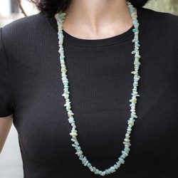 amazonite, amazonite necklace, throat chakra, communication crystals