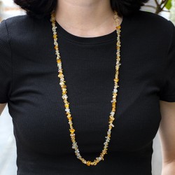 citrin, citrin kristal, citrin nakit, citrin ogrlica, čips ogrlica s kristali, citrin cena, solar pleksus, kristali za veselje