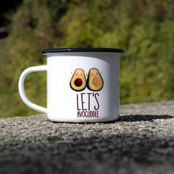 emajliran lonček, emajlirana skodelica, skodelica za čaj, skodelica za kavo, darilo skodelica, skodelica z motivom