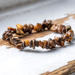 TIGROVO OKO zapestnica čips tigrovo oko tigrovo oko nakit