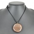 red tiger's eye, black tourmaline, orgonite, orgonite necklace, orgonite jewelry, strength crystal