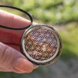 red tiger's eye, black tourmaline, orgonite, orgonite necklace, orgonite jewelry, strength crystal