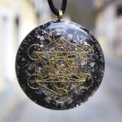 moonstone,black tourmaline, orgonite, orgonite necklace, transformation crystal, anti stress crystal, power, strength