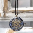 sodalite, black tourmaline,orgonite,orgonite necklace, energy necklace, communication crystal, study crystal, strength