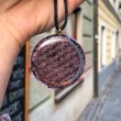 amethyst, black tourmaline, orgonite, orgonite necklace, energy jewellery, anti stress crystal, peace crystal, calming crystal