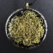 peridot, black tourmaline, orgonite, orgonite necklace, energy necklace, crystal for anger, love crystal, protection