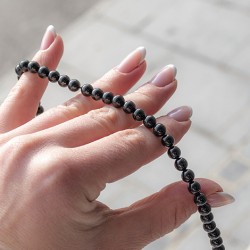 trgovina s kristali črni turmalin perle, kristalne perle,kristali za ustvarjanje kristali za nakit