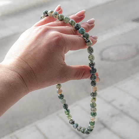 moss agate, moss agate crystal, moss agate necklace, moss agate jewellery, energy crystal