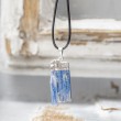 blue kyanite, kyanite, blue kyanite crystal, blue kyanite necklace, communication crystal