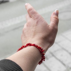 red coral, red coral bracelet, coral, red coral crystal, love crystal, imagination crystal, red crystal