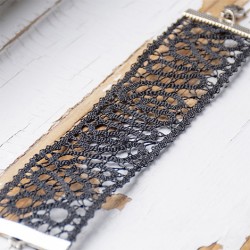 čipka, klekljan nakit, čipka zapestnica, slovenska čipka, čipka nakit ročno delo unikat made in slovenia