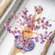 AMETHYST tree with copper