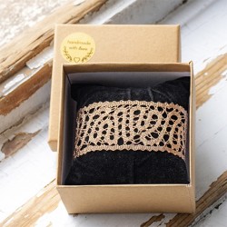 lace, lace bracelet, Slovenian lace, colourful lace,lace jewellery