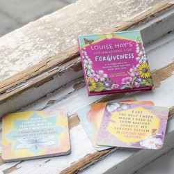 afirmacijske karte, louise Hay odpuščanje darilo darilo prijateljici