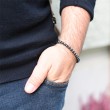 HEMATITE man's bracelet 4 mm