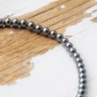 HEMATITE man's bracelet 4 mm