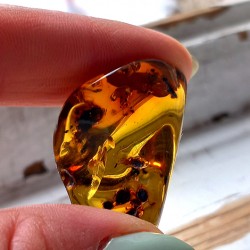 jantar, fosilna drevesna smola, trgovina s kristali