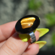 tiger's eye, tiger's eye crystal, tiger's eye ring, orgonite, orgonite ring, orgonite jewellery