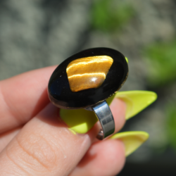 tiger's eye, tiger's eye crystal, tiger's eye ring, orgonite, orgonite ring, orgonite jewellery