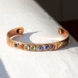 bakrena zapestnica,magnetna zapestnica, zapestnica za čakre, granat, karneol, citrin, peridot, sodalit, lapis lazuli, ametist