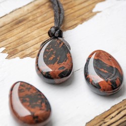mahagoni obsidian ogrlica, mahagoni obsidian kristal, mahagoni obsidian ogrlica, nakit s kristali, ogrlica s kristali