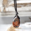 mahagoni obsidian, mahagoni obsidian kristal, mahagoni obsidian ogrlica, nakit s kristali, ogrlica s kristali