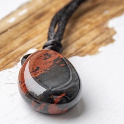 mahagoni obsidian, mahagoni obsidian kristal, mahagoni obsidian ogrlica, nakit s kristali, ogrlica s kristali