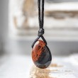 mahagoni obsidian, mahagoni obsidian kristal, mahagoni obsidian ogrlica, nakit s kristali, ogrlica s kristali