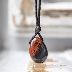 mahagoni obsidian, mahagoni obsidian kristal, mahagoni obsidian ogrlica, nakit s kristali, ogrlica s kristali
