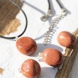 sunstone, sunstone crystal, sunstone jewellery, crystal jewellery, sunstone necklace, joy crystal, energy crystal