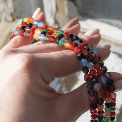 agate, colour agate, agate pearls, crystal pearls