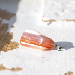 agate, Mozambique agate, orange agate,agate necklace, crystal necklace, inner peace crystal