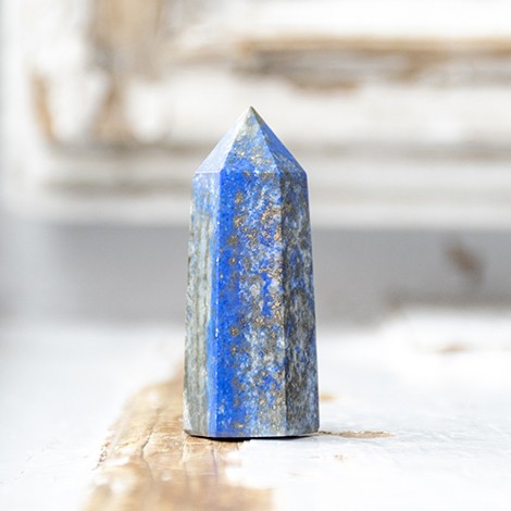lapis lazuli, lapis lazuli kristal, obelisk, lapis lazuli obelisk, kristal za komunikacijo