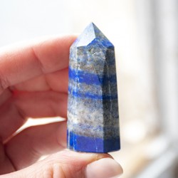 lapis lazuli, lapis lazuli kristal, obelisk, lapis lazuli obelisk, kristal za komunikacijo