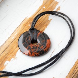 mahagoni obsidian, mahagoni obsidian kristal, mahagoni obsidian ogrlica, nakit s kristali, ogrlica s kristali