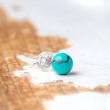 turquoise, turquoise crystal, crystal earrings, turquoise earrings