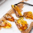 amber, amber crystal, amber necklace, amber jewellery, crystal necklace, crystal jewellery