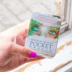 oracle cards, Mystical shaman oracle cards, pocket size oracle cards, card reading