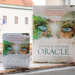 oracle cards, Mystical shaman oracle cards, pocket size oracle cards, card reading