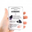 SET CRYSTALS AGAINST STRESS amethyst, black turmaline, rose quartz
